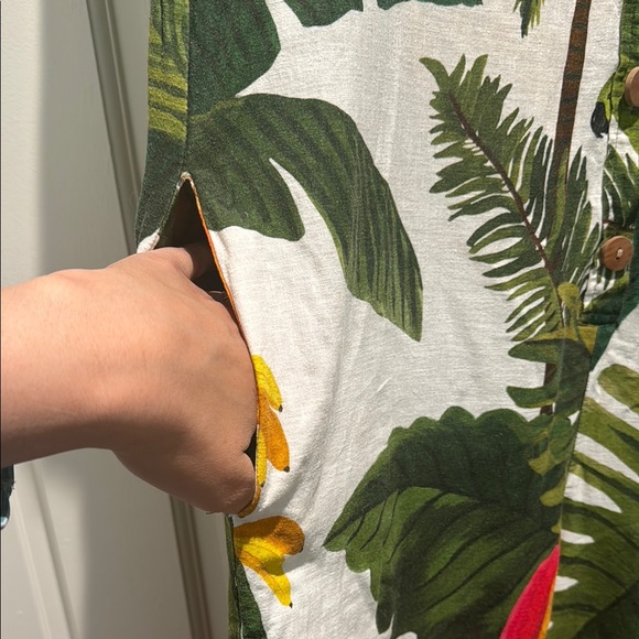 FARM Rio Tropical Print Jumpsuit - Green, Red, Yellow - Picture 7 of 11